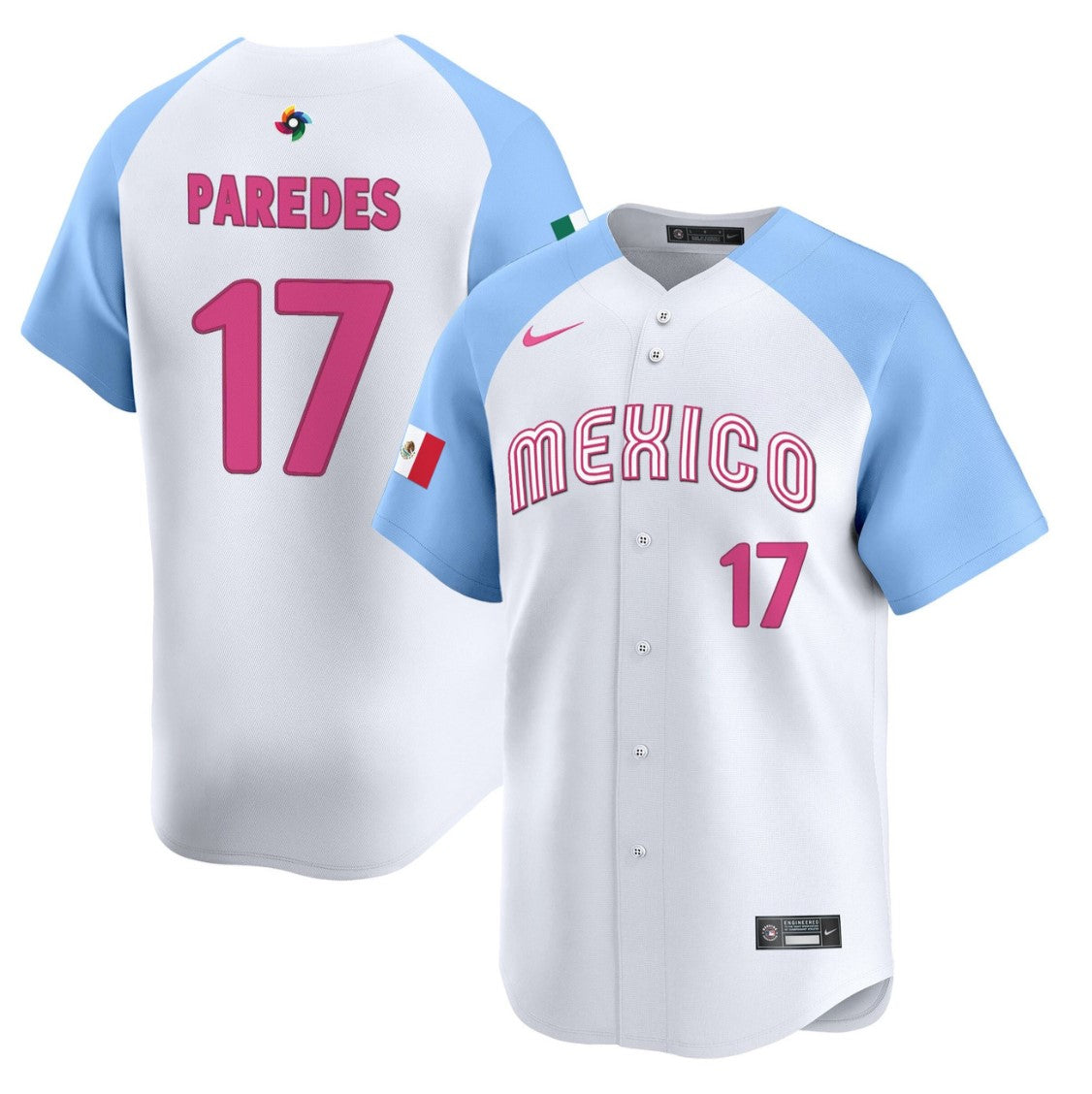 Isaac Paredes Jersey #17 Projected Team Mexico World Baseball Classic 2023 Style