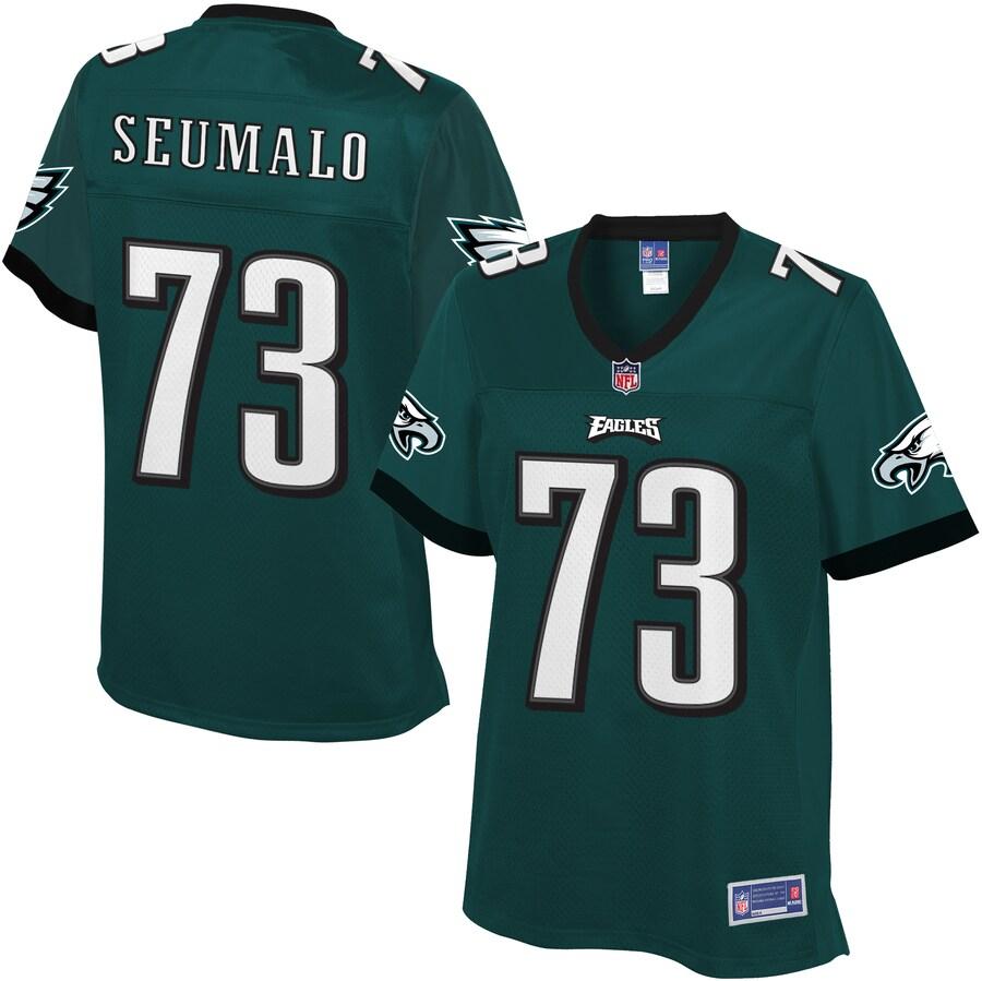 Isaac Seumalo Philadelphia Eagles Nfl Pro Line Womens Player Jersey Midnight Green