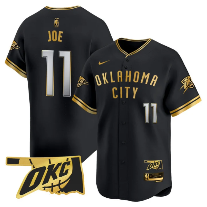 Isaiah Joe Jersey #11 Oklahoma City Thunder Vapor Baseball Stitched