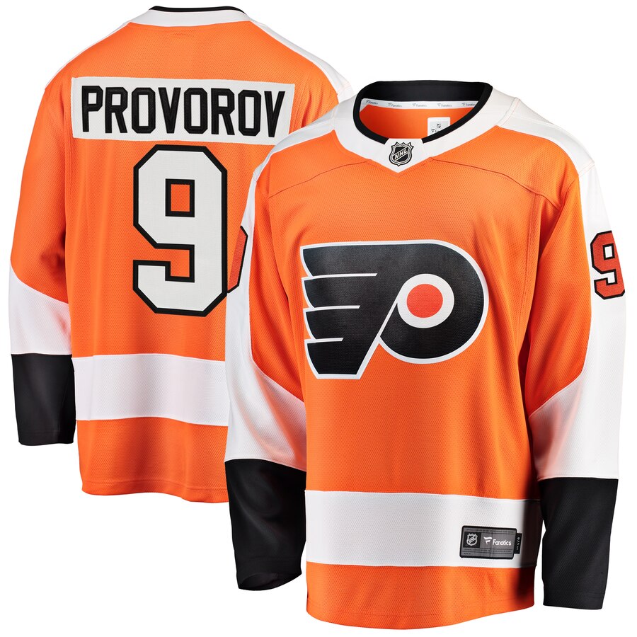 Ivan Provorov Philadelphia Flyers Fanatics Branded Breakaway Player Jersey Orange