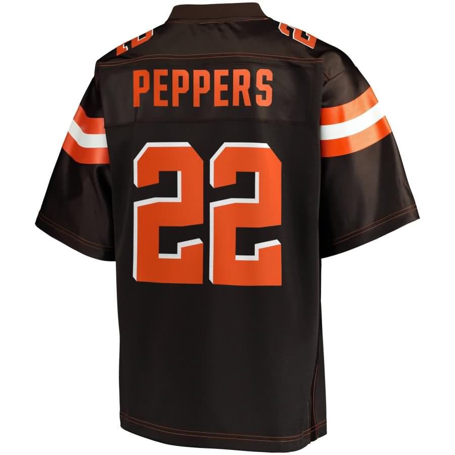 Jabrill Peppers Cleveland Browns Nfl Pro Line Youth Team Color Player Jersey Brown