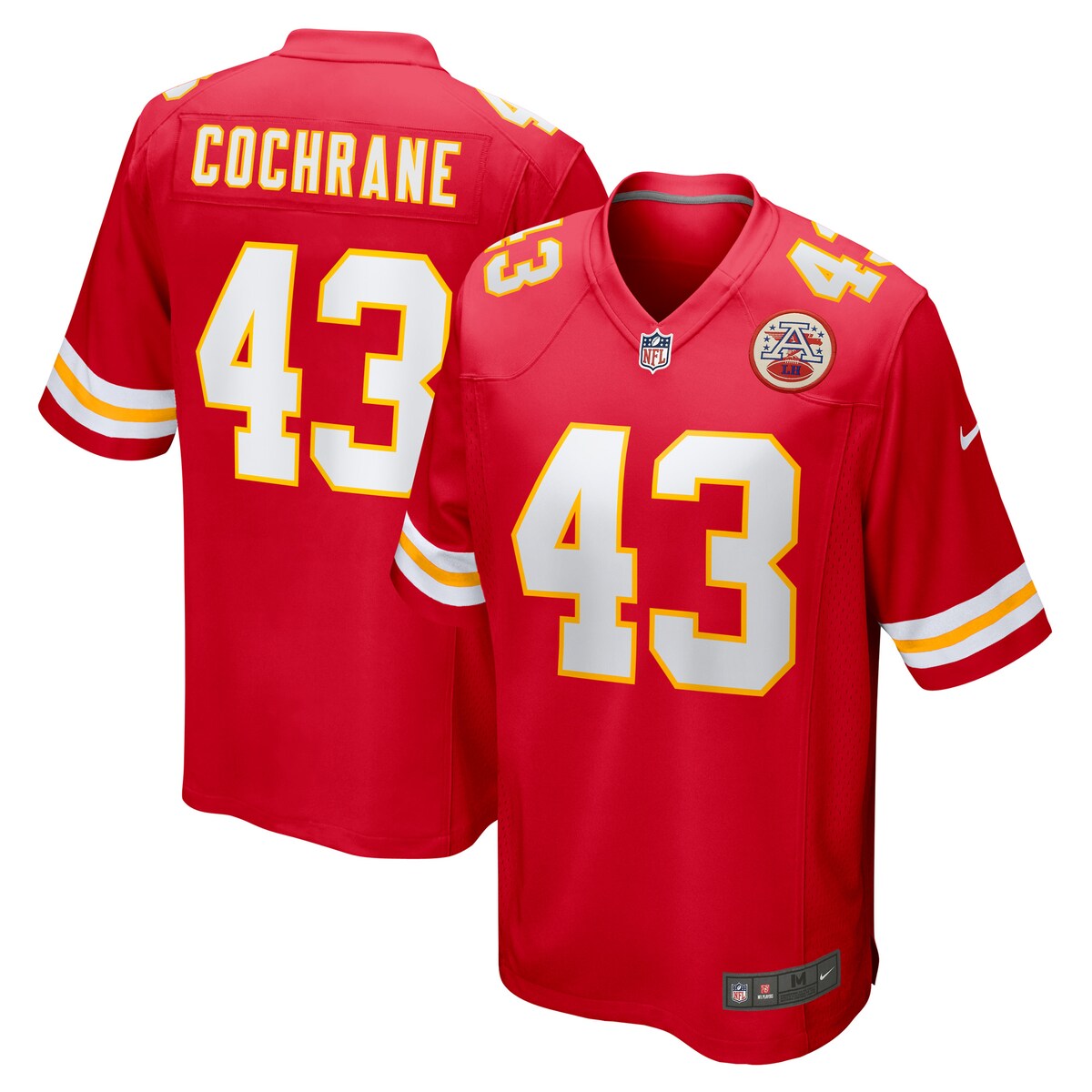 Jack Cochrane Kansas City Chiefs Nike Game Player Jersey Red
