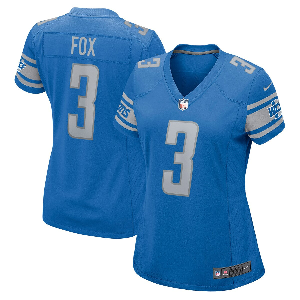 Jack Fox Detroit Lions Nike Womens Game Jersey Blue