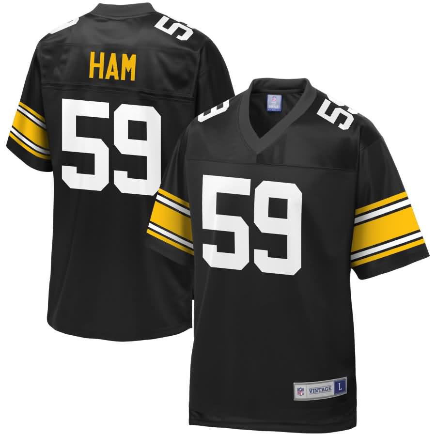 Jack Ham Pittsburgh Steelers Nfl Pro Line Retired Player Jersey Black