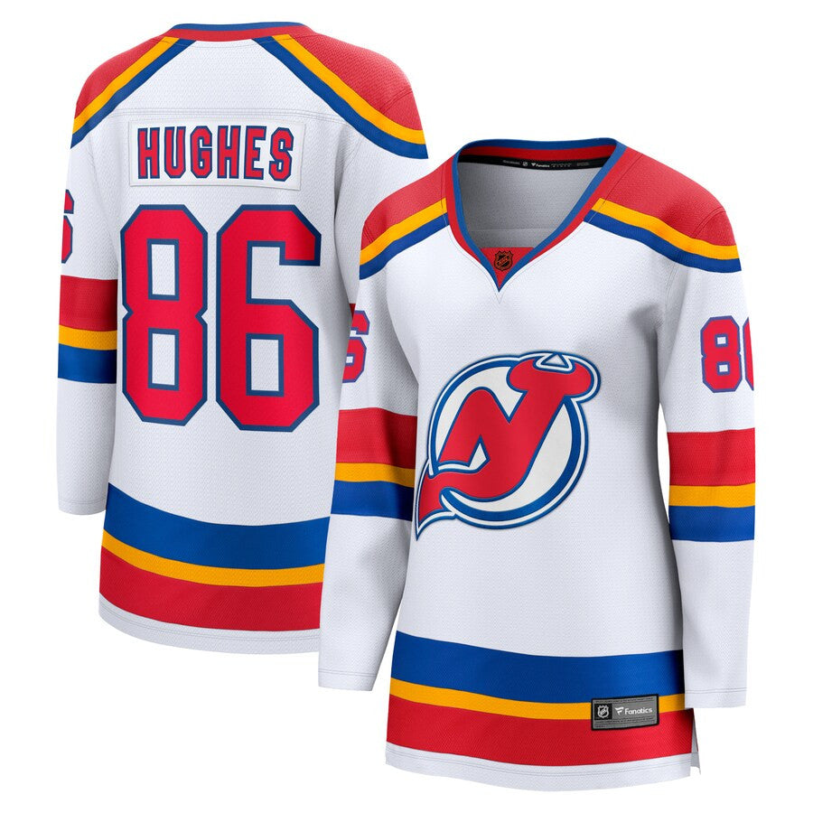 Jack Hughes New Jersey Devils Fanatics Branded Womens Special Edition 20 Breakaway Player Jersey White