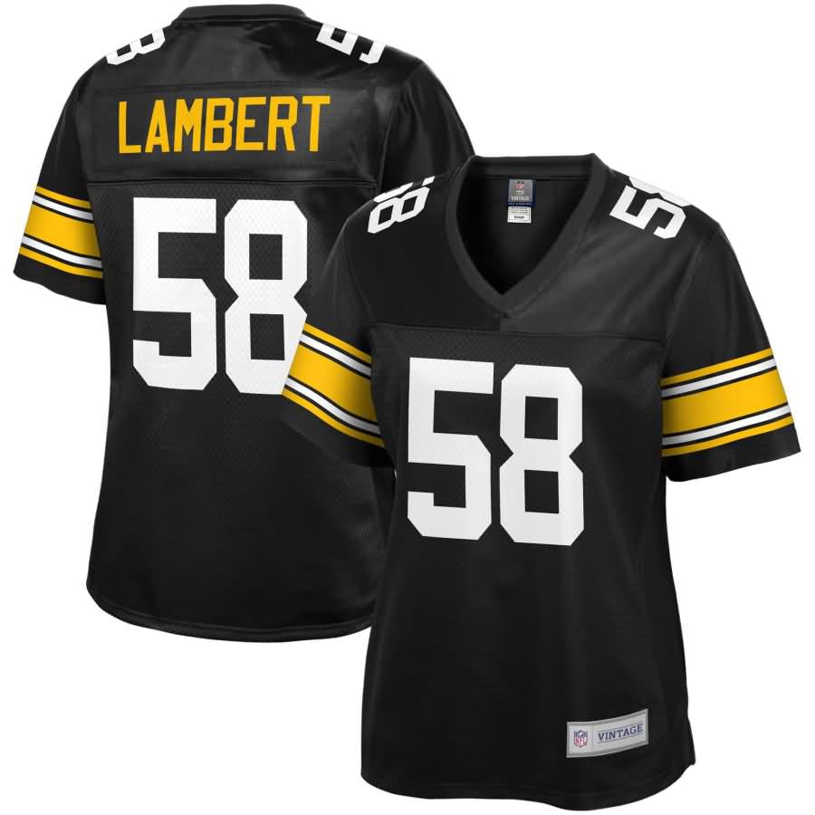 Jack Lambert Pittsburgh Steelers Nfl Pro Line Womens Retired Player Jersey Black