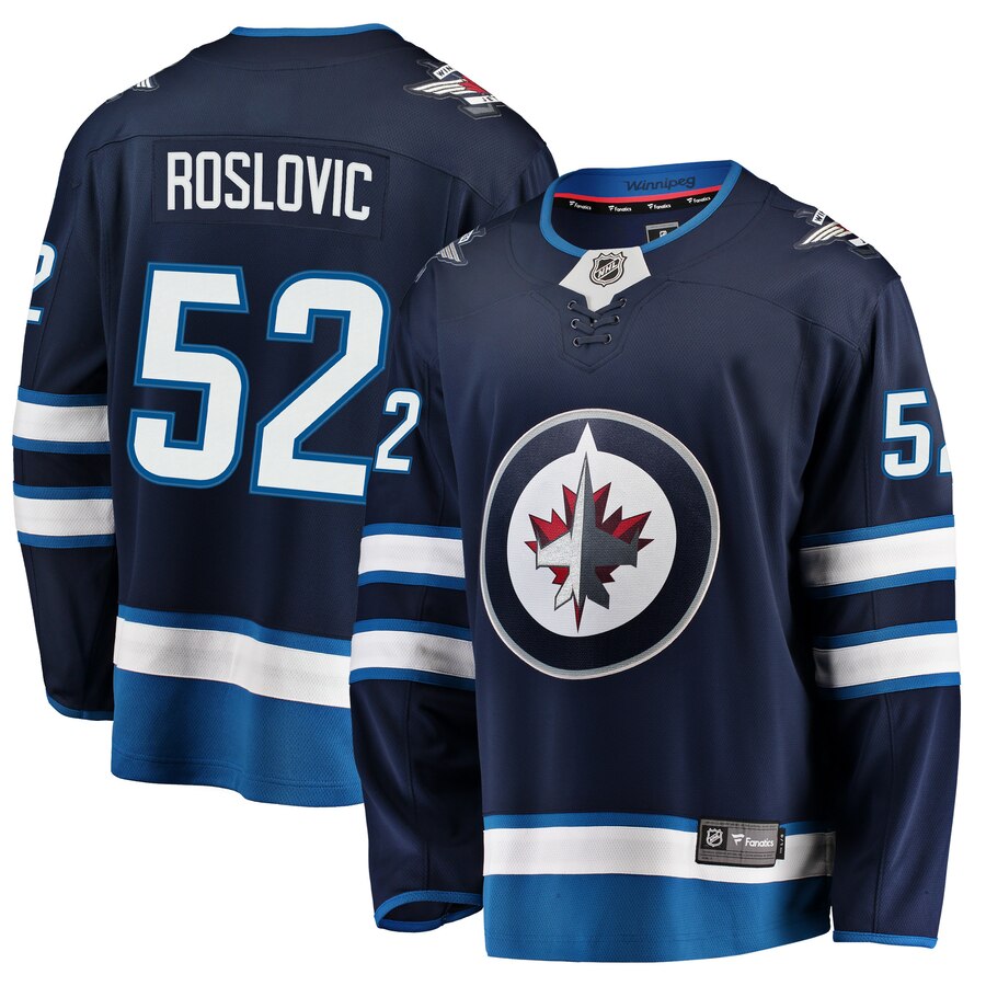 Jack Roslovic Winnipeg Jets Fanatics Branded Breakaway Replica Jersey Navy