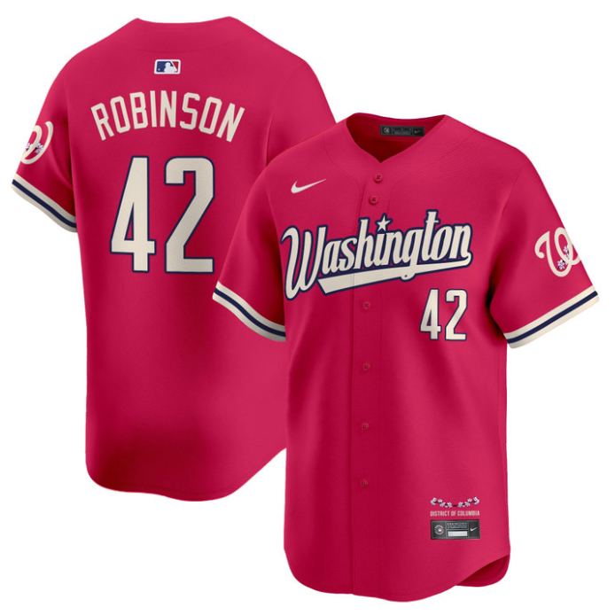 Jackie Robinson Jersey #42 Washington Nationals Vapor Limited All Stitched