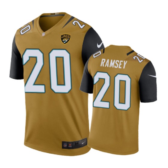 Jacksonville Jaguars 20 Jalen Ramsey Nike Color Rush Gold Jersey