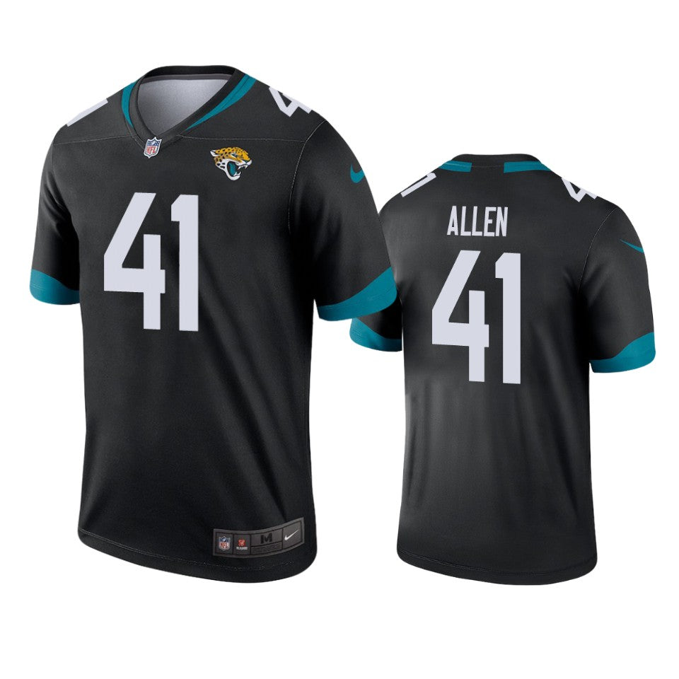 Jacksonville Jaguars 41 Josh Allen Black Legend Jersey