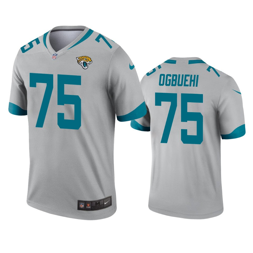 Jacksonville Jaguars Cedric Ogbuehi Silver Inverted Legend Jersey