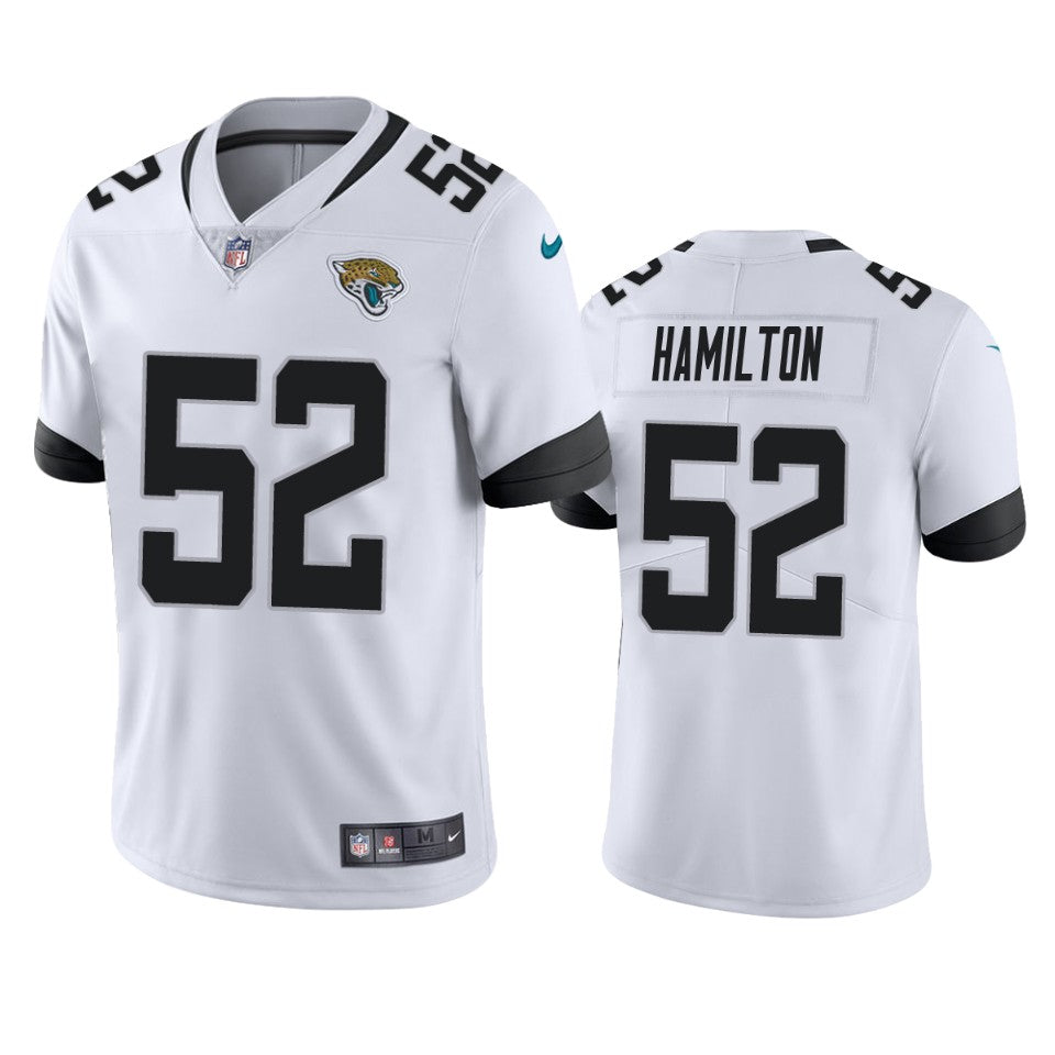Jacksonville Jaguars Davon Hamilton White Vapor Limited Jersey