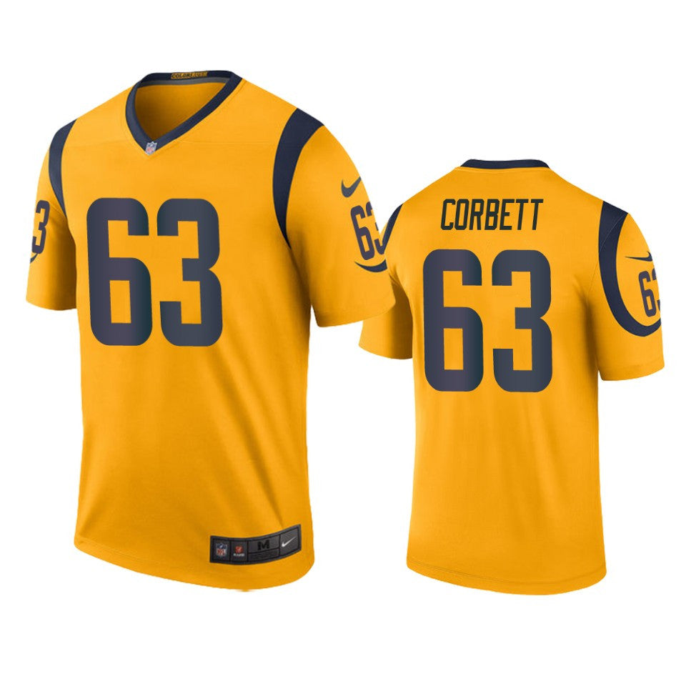 Jacksonville Jaguars Gardner Minshew Gold Color Rush Legend Jersey Mens