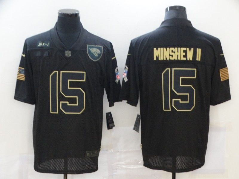 Jacksonville Jaguars Gardner Minshew Ii 15 Nfl 2020 Black Jersey