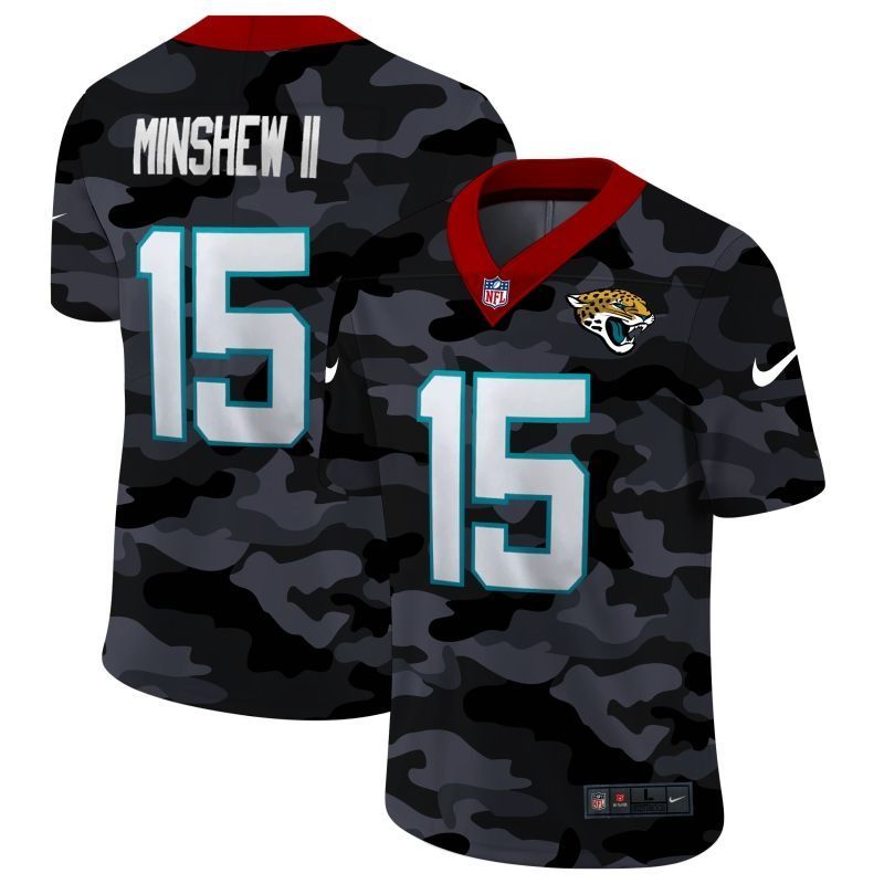 Jacksonville Jaguars Gardner Minshew Ii 15 Nfl 2020 Camo Jersey