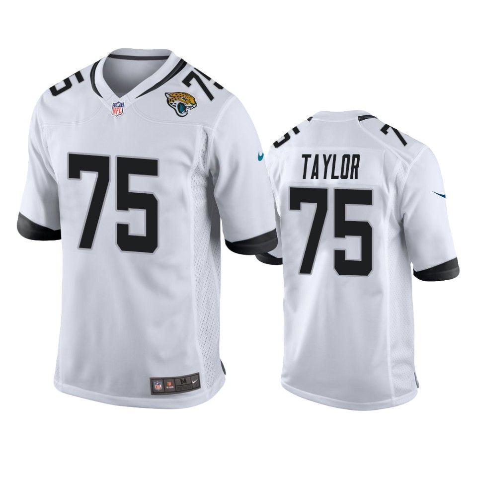 Jacksonville Jaguars Jawaan Taylor 2019 Nfl Draft White Game Jersey
