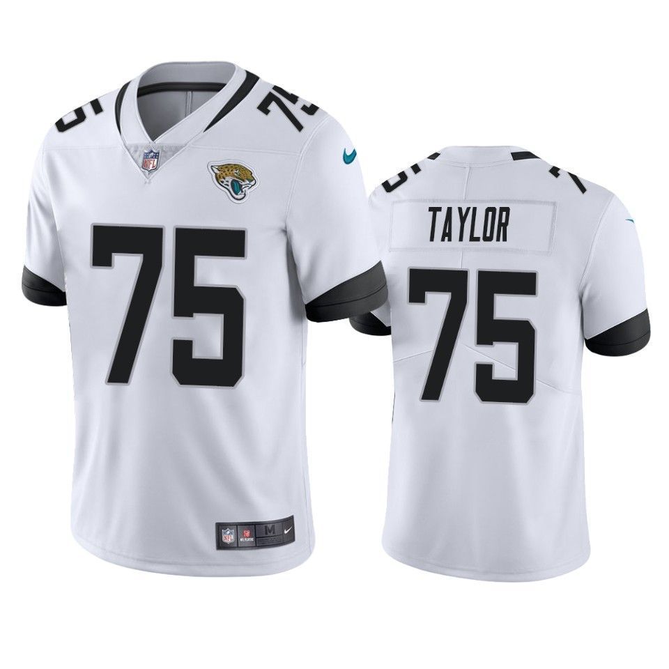 Jacksonville Jaguars Jawaan Taylor 2019 Nfl Draft White Vapor Limited Jersey