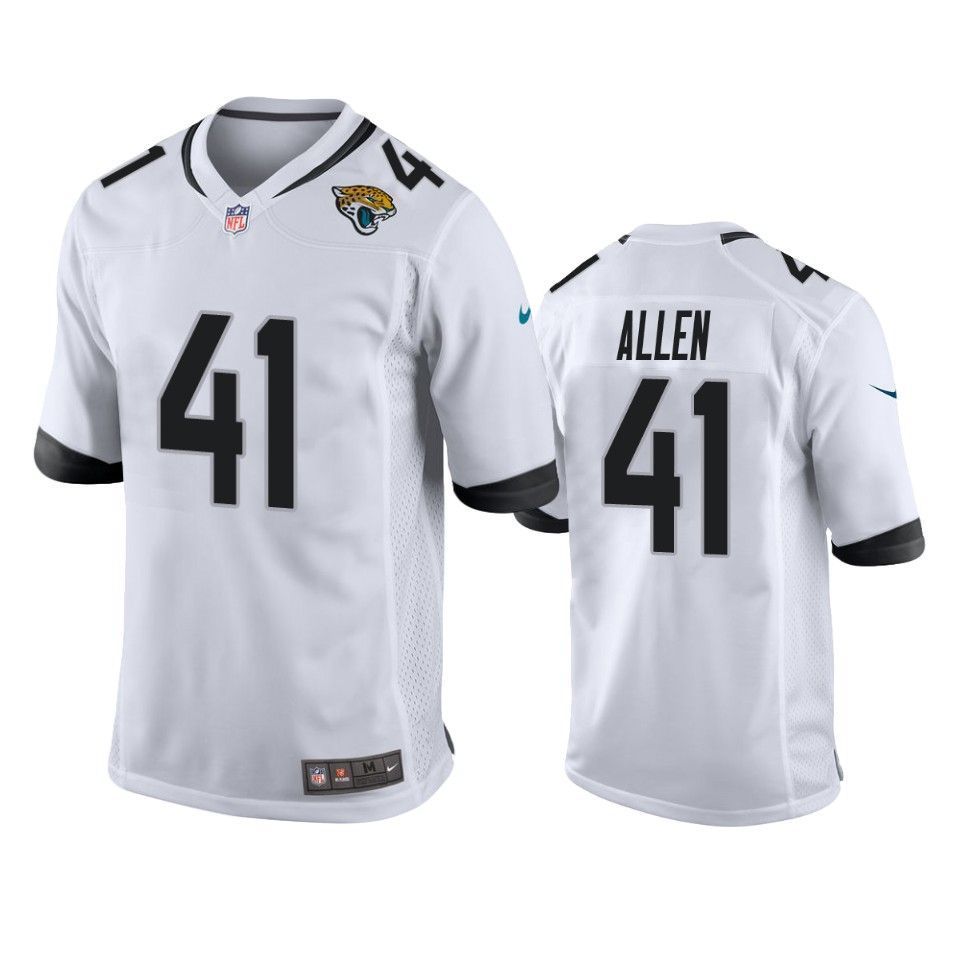 Jacksonville Jaguars Josh Allen 2019 Nfl Draft White Game Jersey