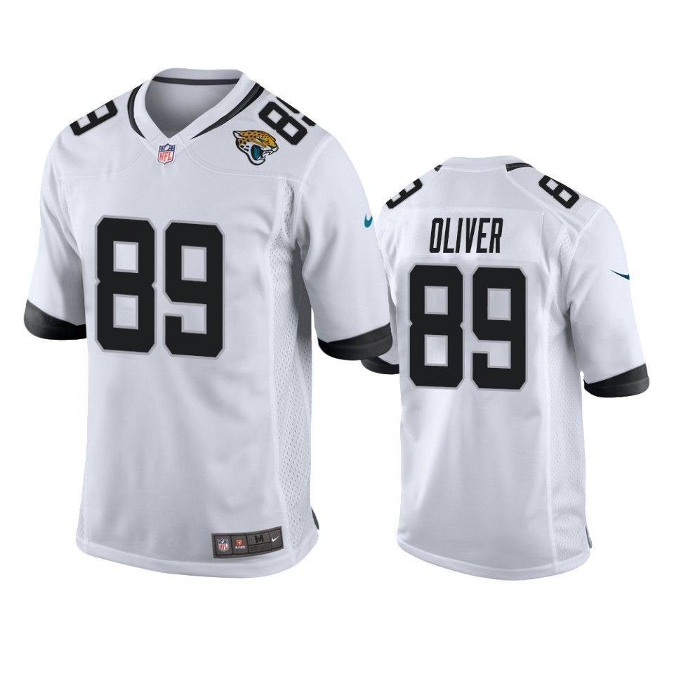 Jacksonville Jaguars Josh Oliver 2019 Nfl Draft White Game Jersey