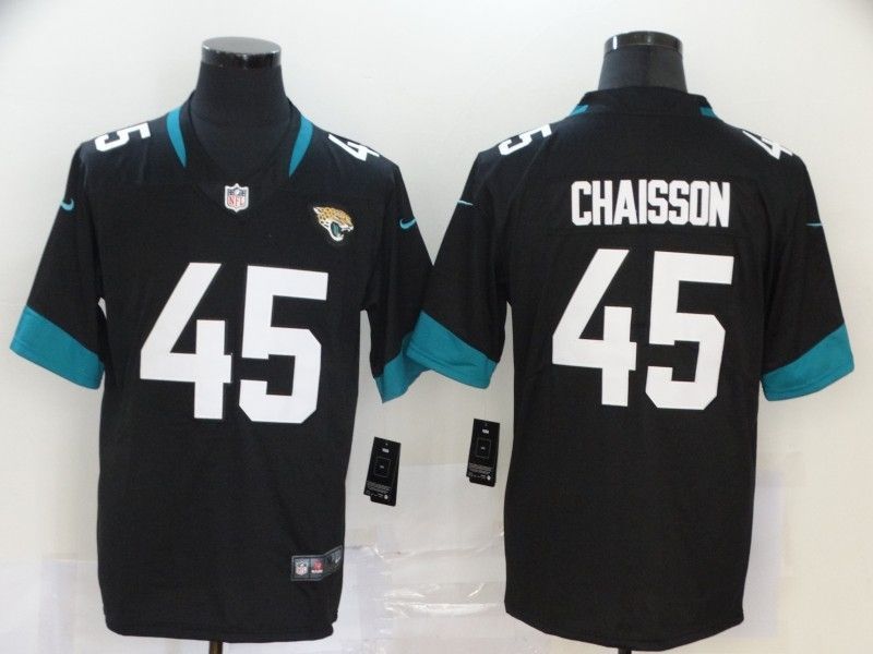 Jacksonville Jaguars Klavon Chaisson 45 Nfl 2020 Black Jersey