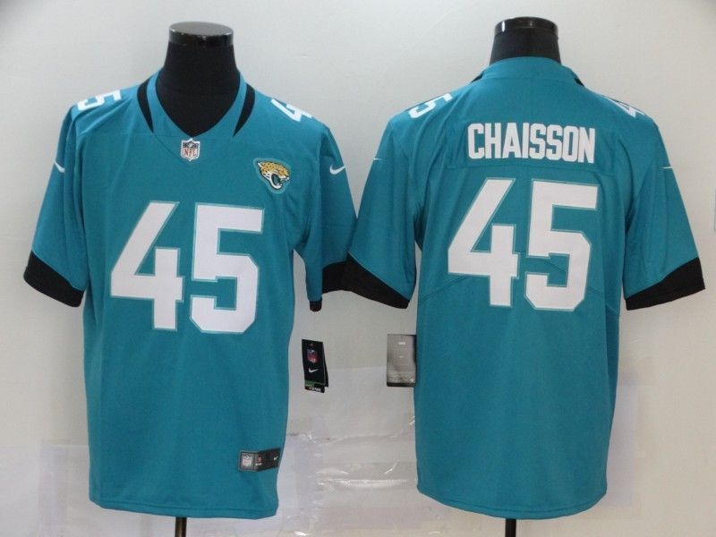 Jacksonville Jaguars Klavon Chaisson 45 Nfl 2020 Steel Blue Jersey
