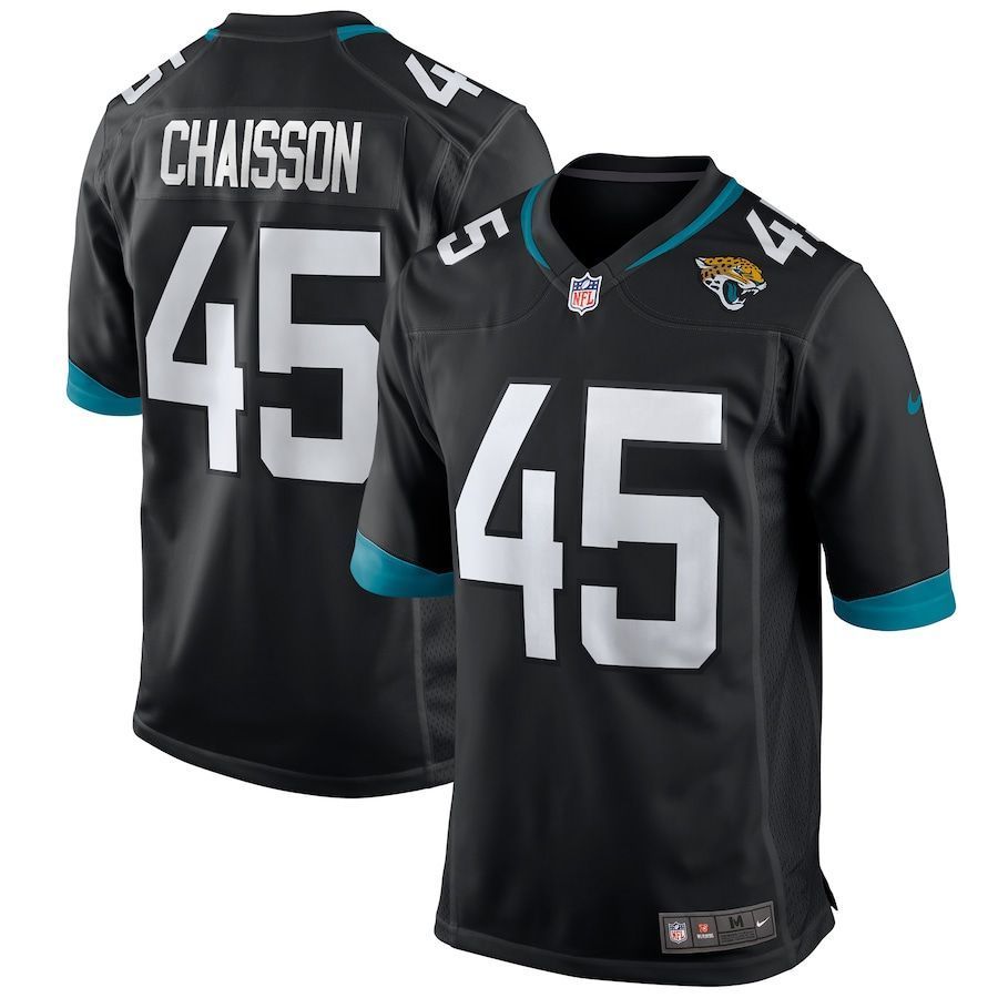 Jacksonville Jaguars Klavon Chaisson Black 2020 Nfl Draft First Round Pick Game Jersey