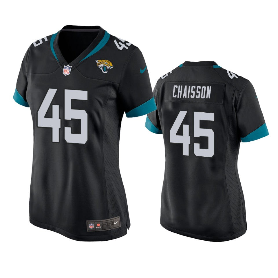 Jacksonville Jaguars Klavon Chaisson Black 2020 Nfl Draft Game Jersey
