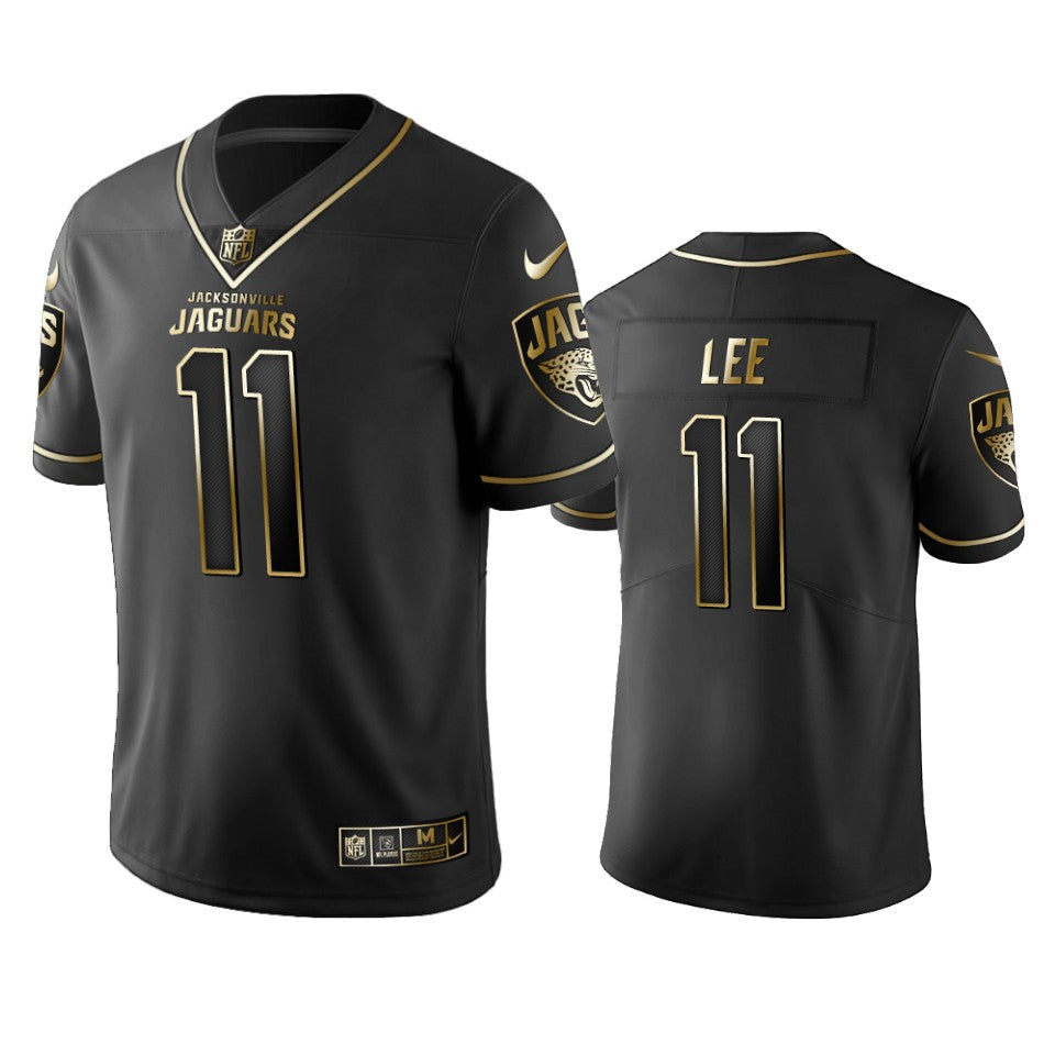 Jacksonville Jaguars Marqise Lee Black Golden Edition 2019 Vapor Untouchable Limited Jersey Mens