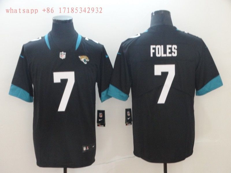Jacksonville Jaguars Nick Foles 7 2020 Nfl Black Jersey Jersey