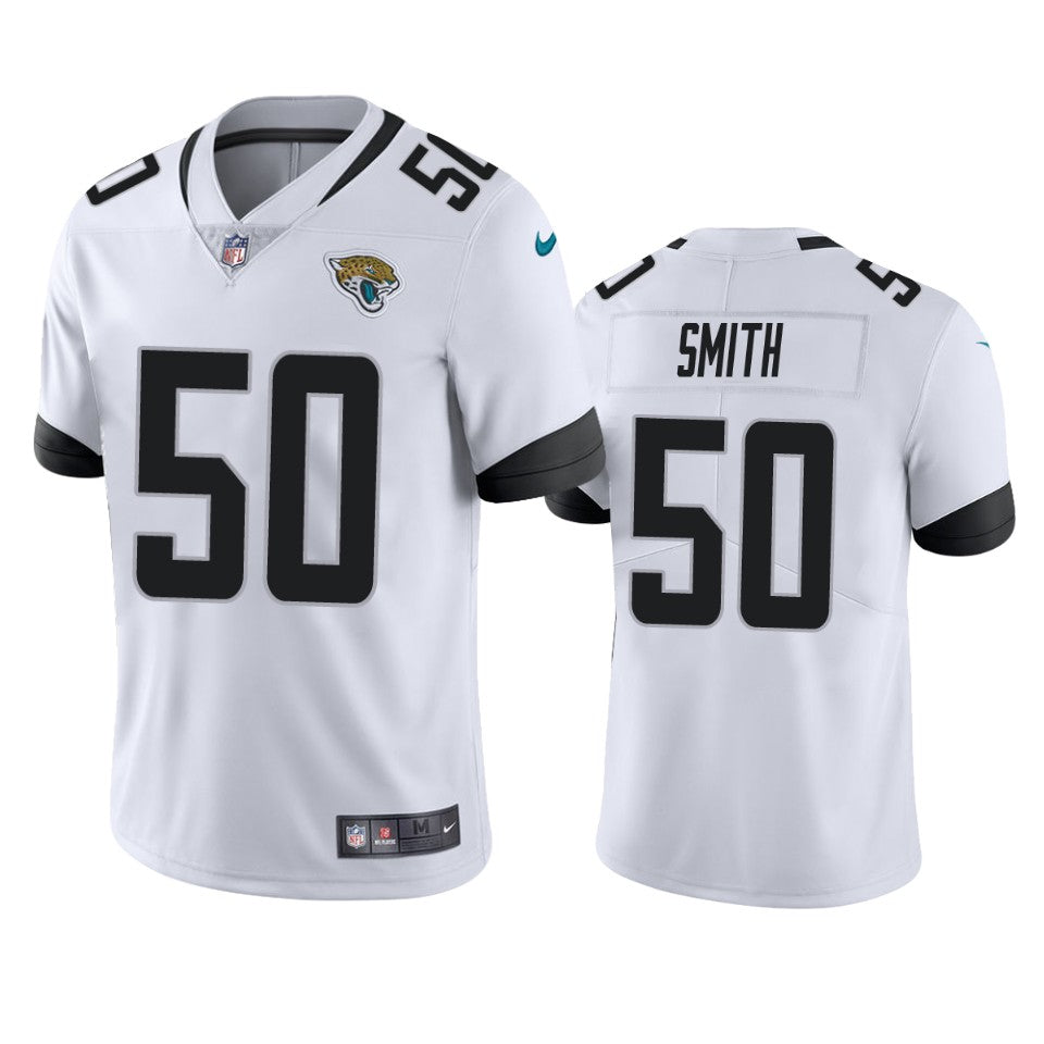 Jacksonville Jaguars Telvin Smith White Vapor Limited Jersey