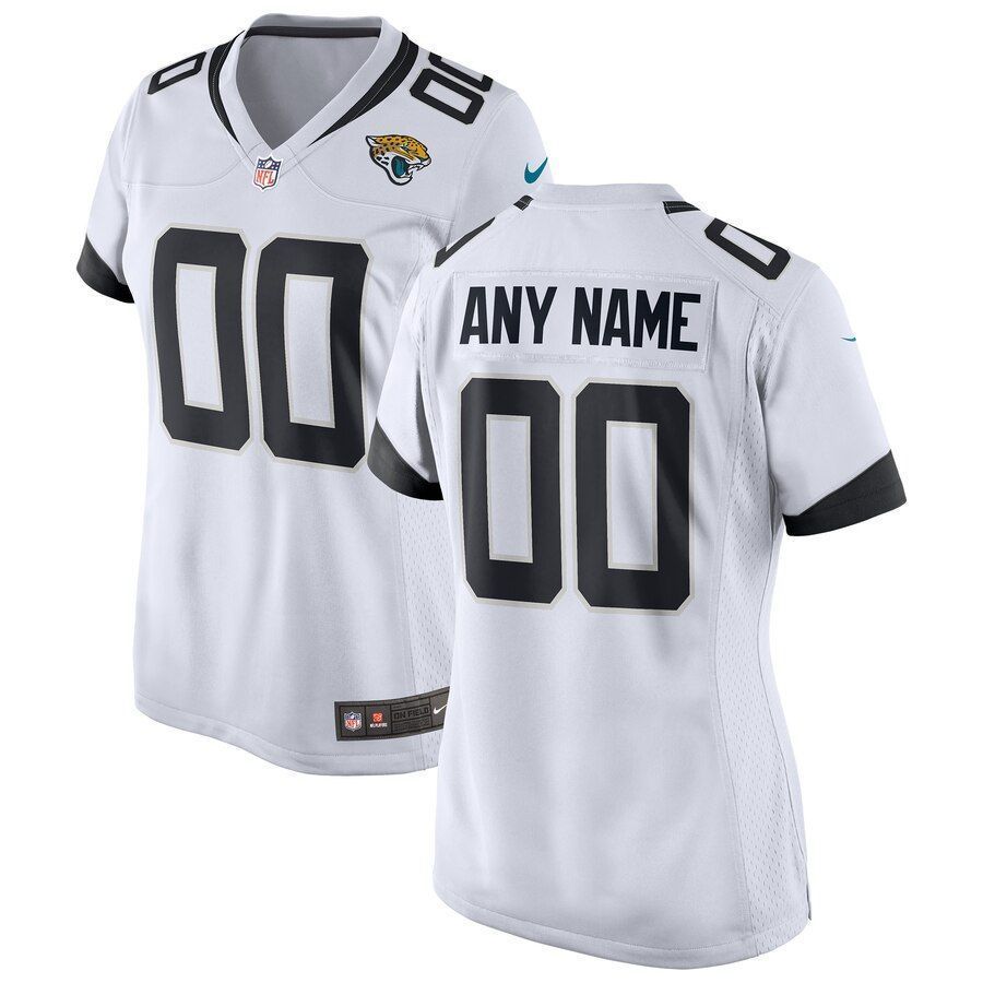 Jacksonville Jaguars Womens Nfl Custom Game Jersey White 2019