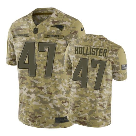 Jacob Hollister Jersey Nfl Camo New England Patriots