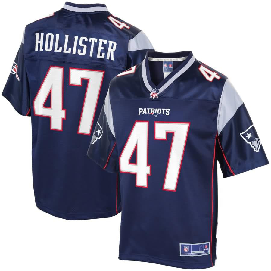 Jacob Hollister New England Patriots Nfl Pro Line Team Color Player Jersey Navy