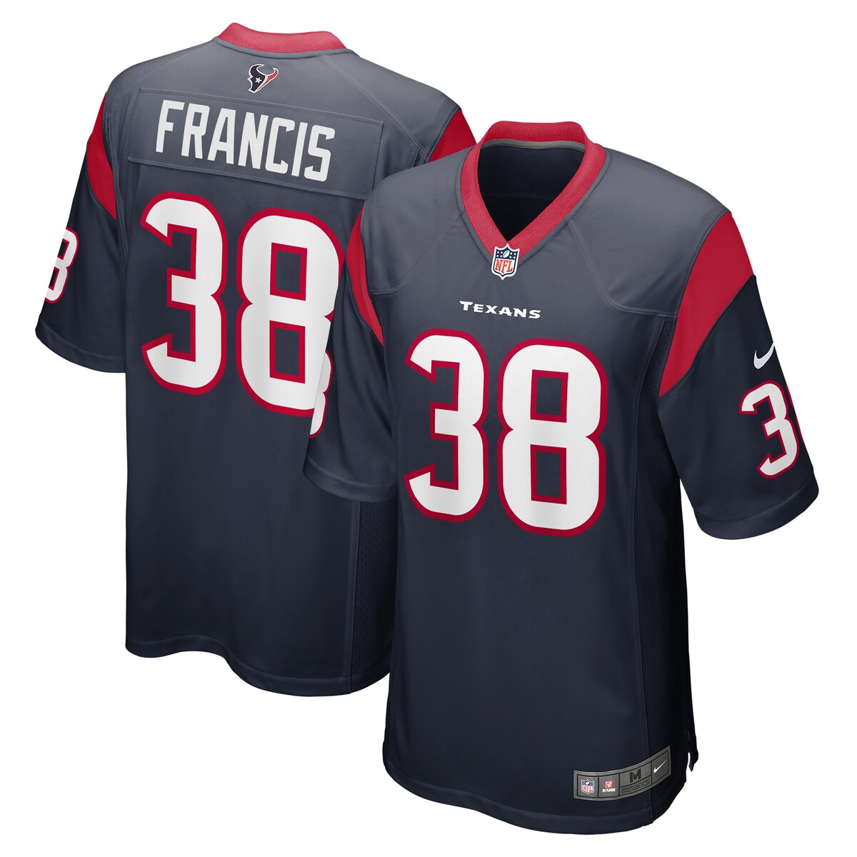 Jacobi Francis Houston Texans Nike Game Player Jersey Navy