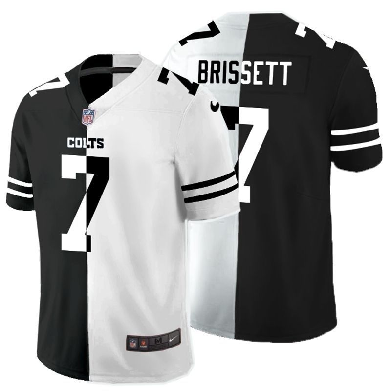 Jacoby Brissett 7 Nfl 2020 Black And White Jersey