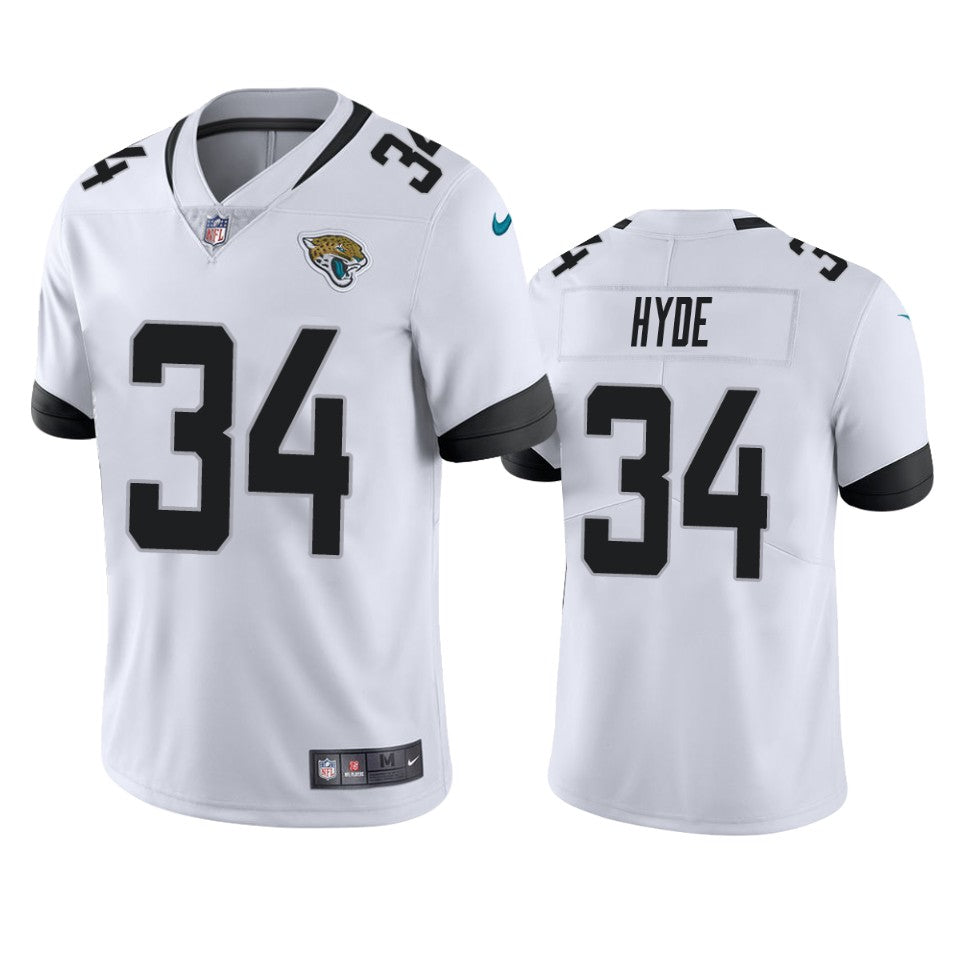 Jaguars Carlos Hyde Vapor Limited White Jersey