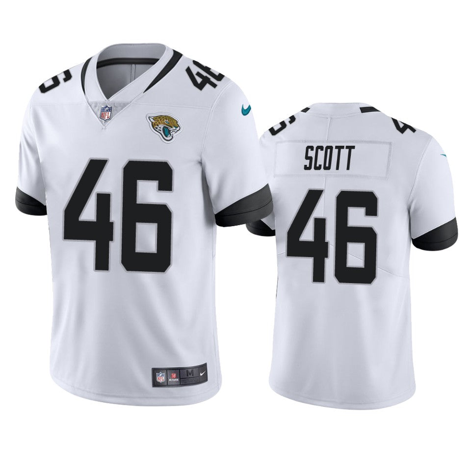 Jaguars Josiah Scott Vapor Limited White Jersey