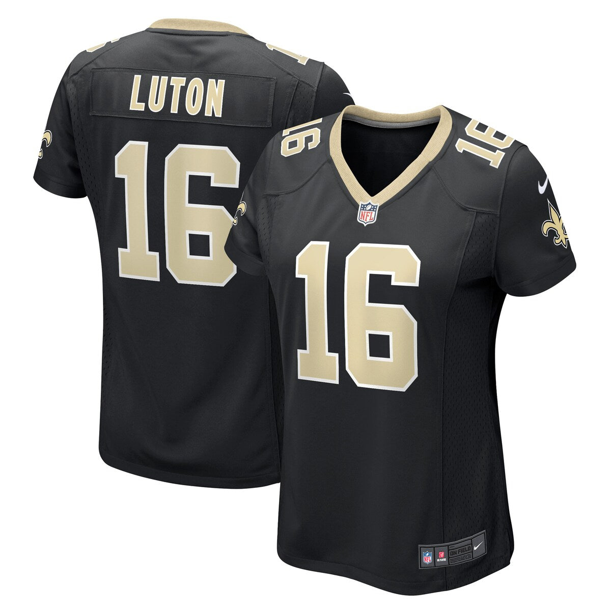 Jake Luton New Orleans Saints Nike Womens Game Player Jersey Black