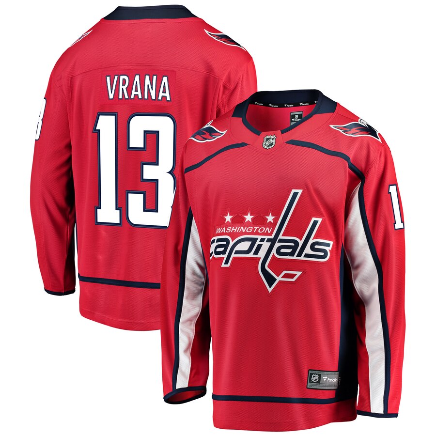 Jakub Vrana Washington Capitals Fanatics Branded Home Breakaway Player Jersey Red