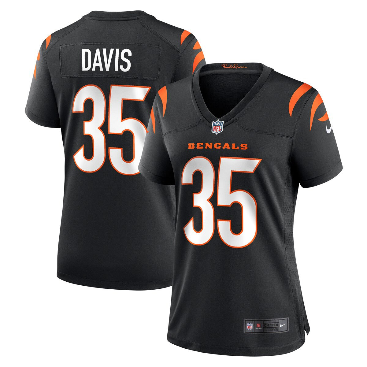 Jalen Davis Cincinnati Bengals Nike Womens Game Player Jersey Black