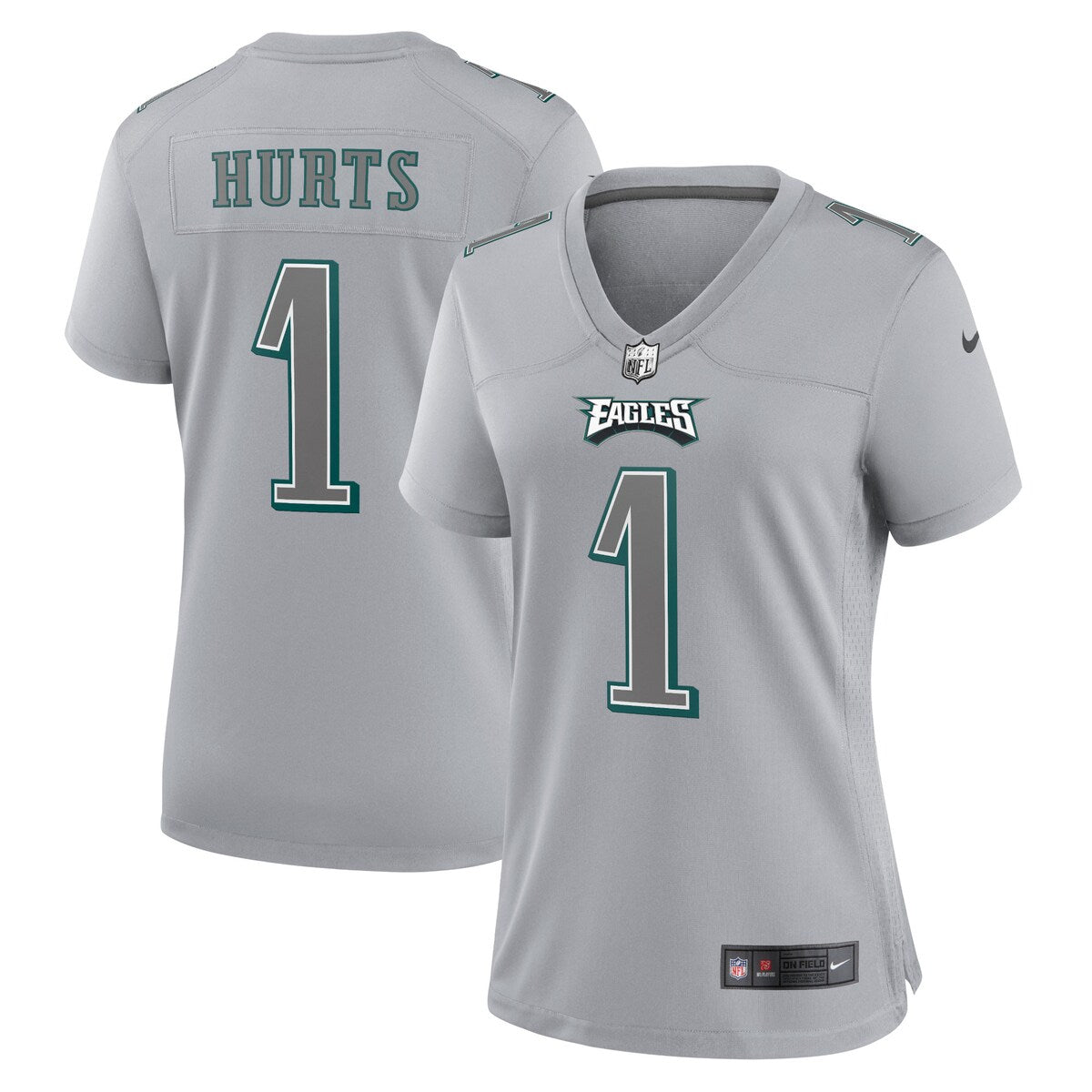 Jalen Hurts Philadelphia Eagles Nike Womens Atmosphere Fashion Game Jersey Gray