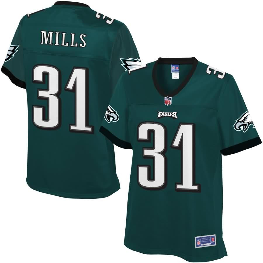 Jalen Mills Philadelphia Eagles Nfl Pro Line Womens Player Jersey Midnight Green
