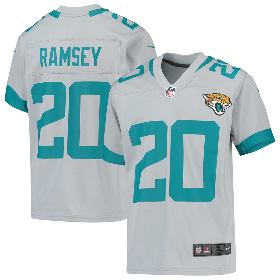 Jalen Ramsey Jacksonville Jaguars Nike Youth Inverted Game Jersey Silver