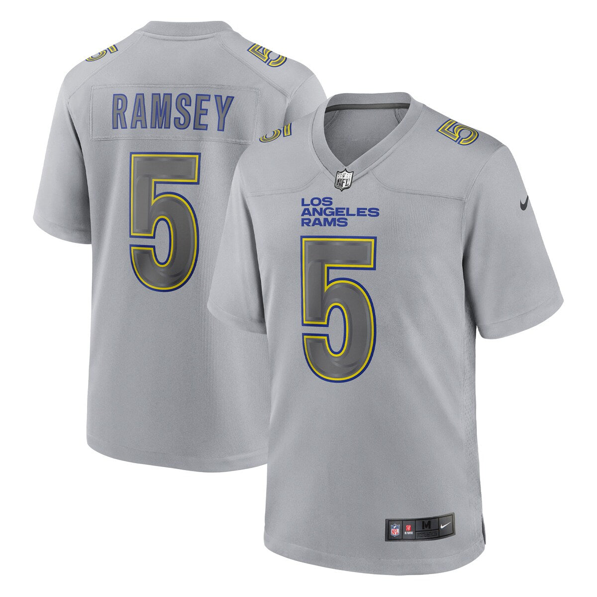 Jalen Ramsey Los Angeles Rams Nike Atmosphere Fashion Game Jersey Gray