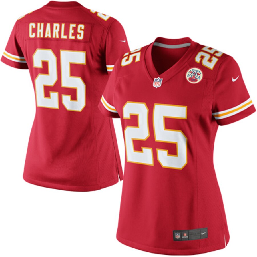 Jamaal Charles Kansas City Chiefs Nike Womens Limited Jersey Red
