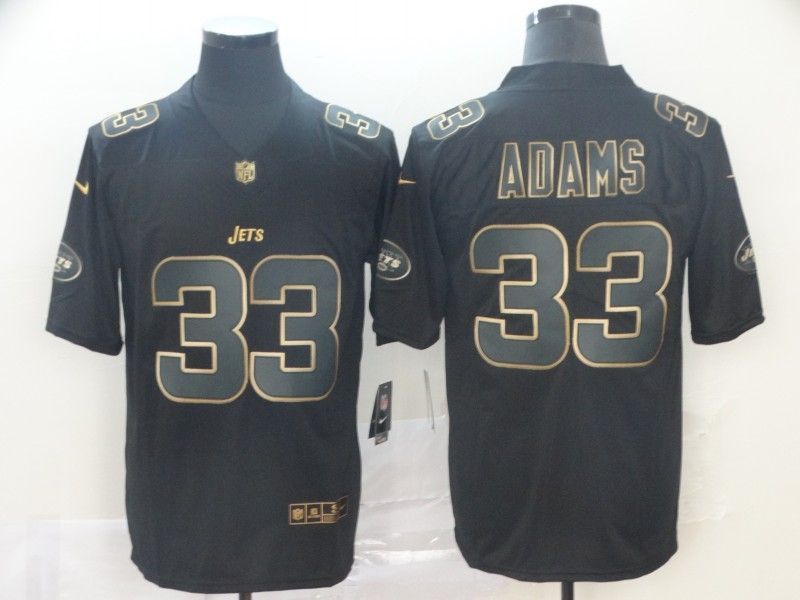 Jamal Adams 33 New York Jets Nfl Explosion Legendary Gold Black Jersey
