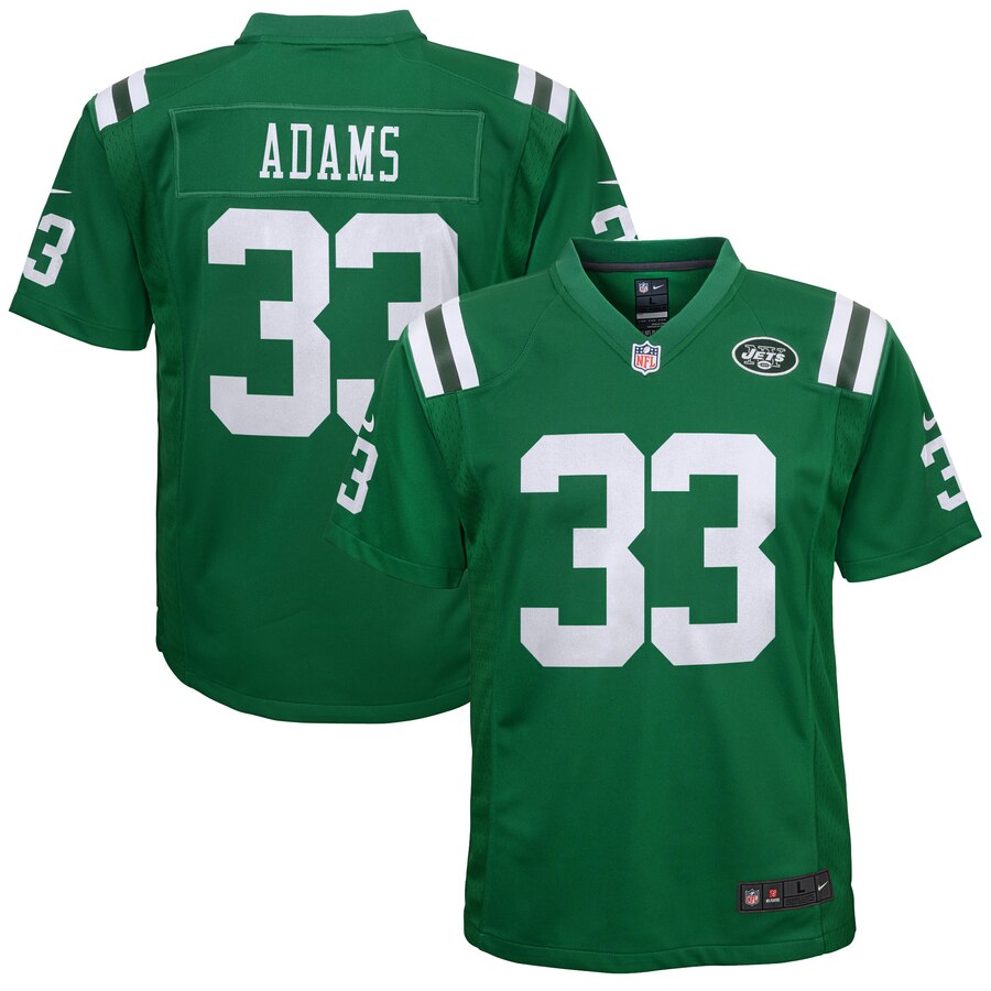 Jamal Adams New York Jets Nike Youth Color Rush Game Jersey Green
