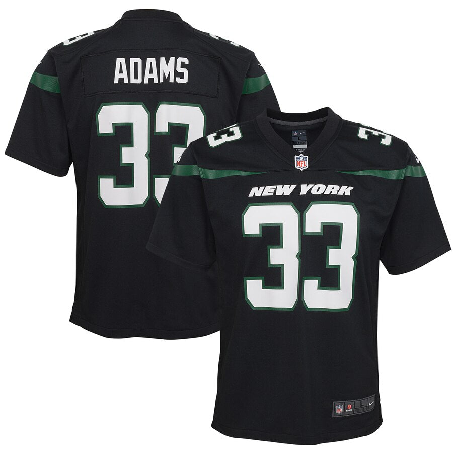 Jamal Adams New York Jets Nike Youth Player Game Jersey Stealth Black