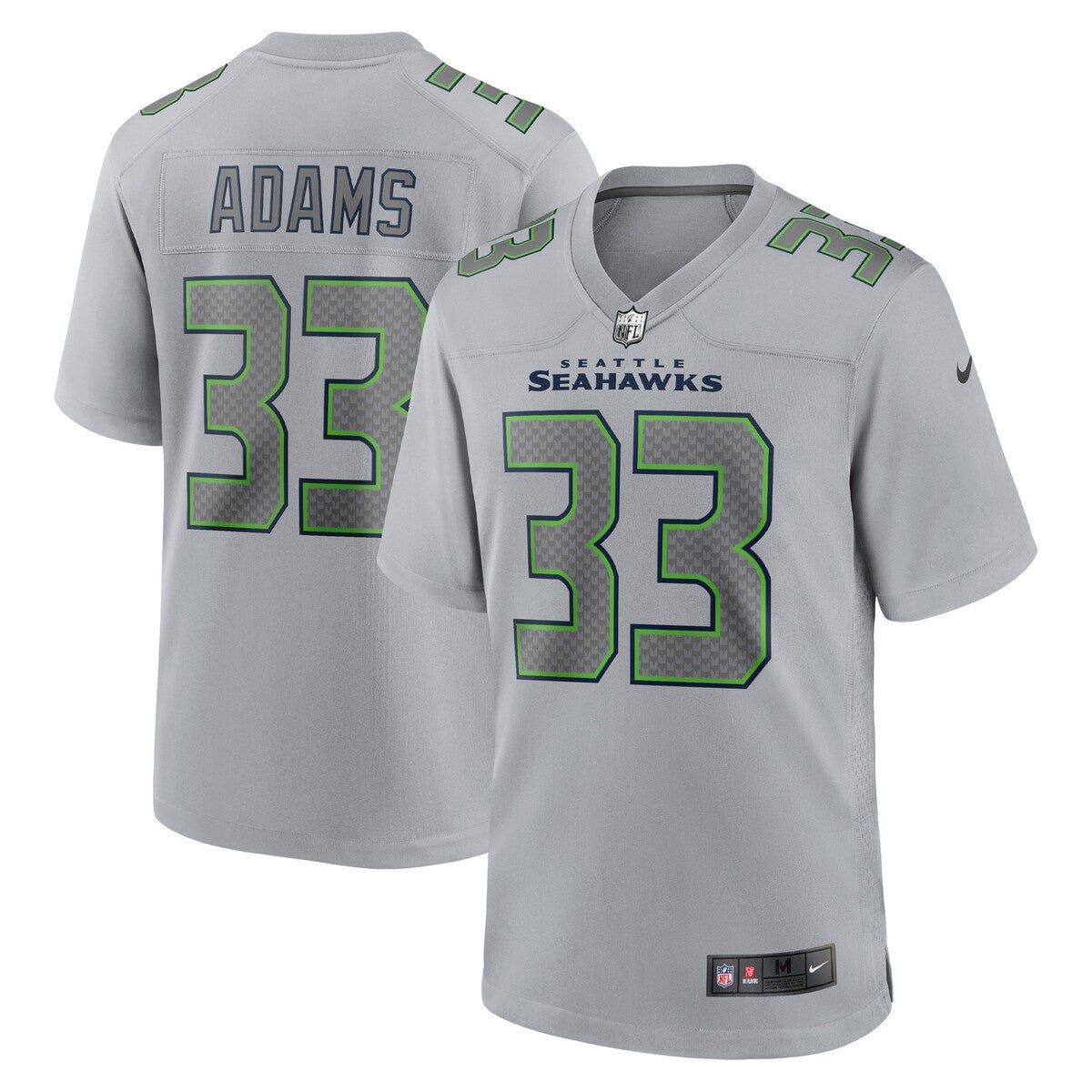 Jamal Adams Seattle Seahawks Nike Atmosphere Fashion Game Jersey Gray
