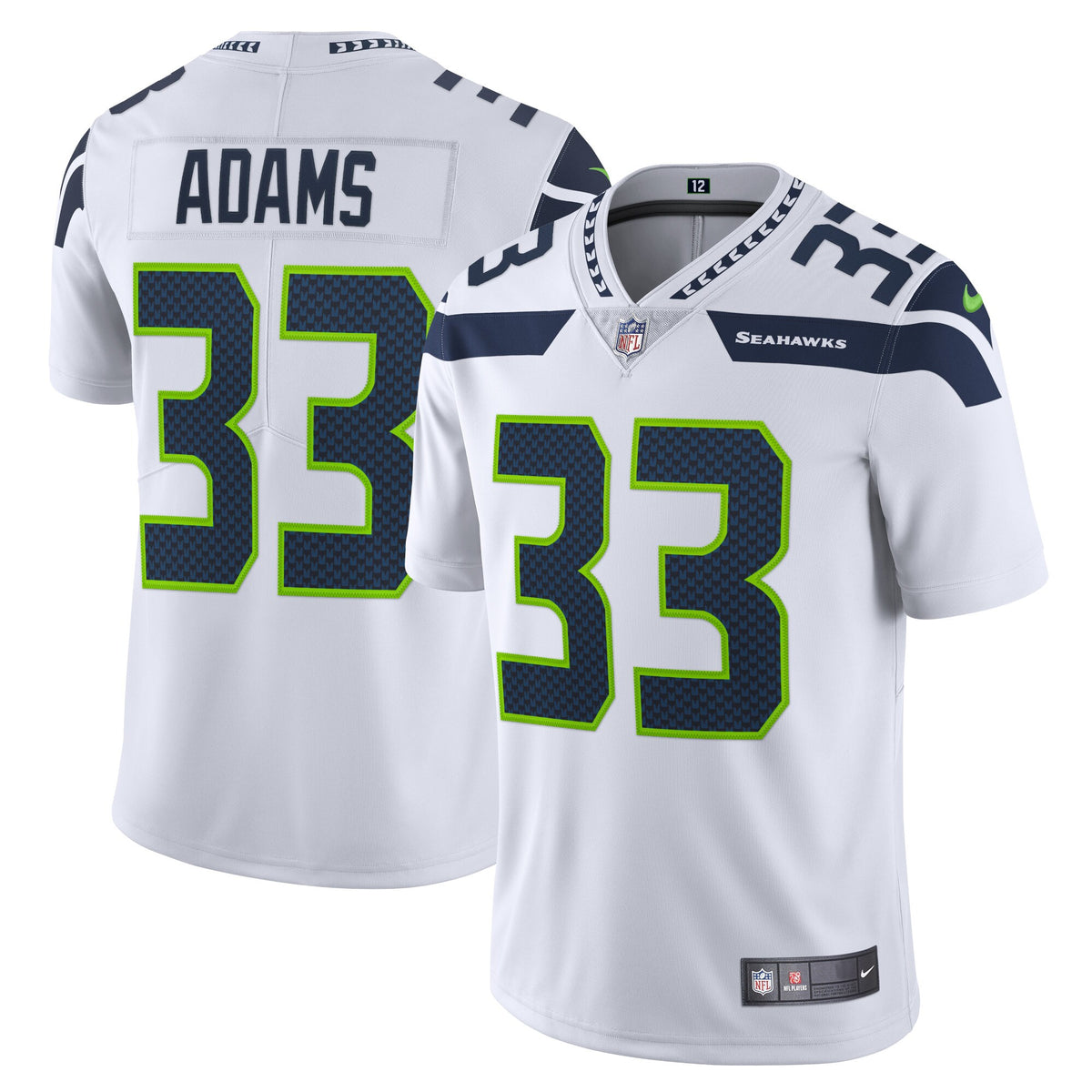 Jamal Adams Seattle Seahawks Nike Vapor Limited Jersey White